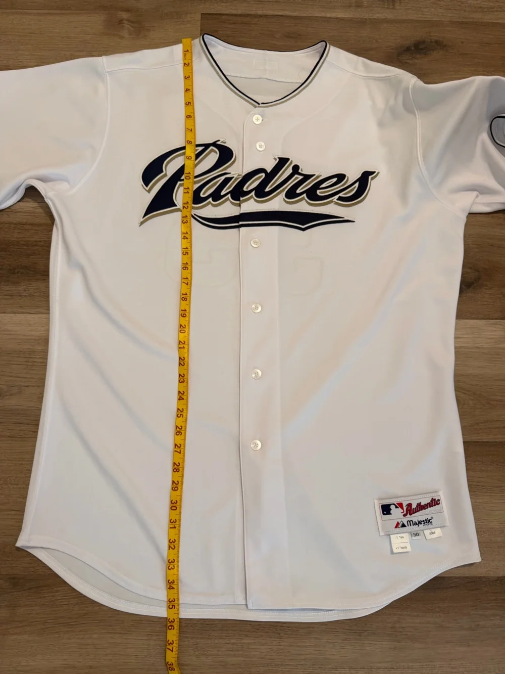 VTG Majestic San Diego Padres Mike Piazza Jersey Auth. 2006 Team Issued 50 XL
